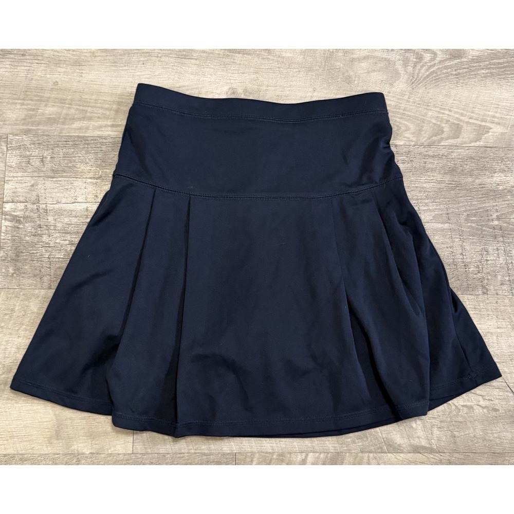 Chaps Girls Sz 14 Regular‎ Schoolwear Uniform Navy Blue Skort Skirt